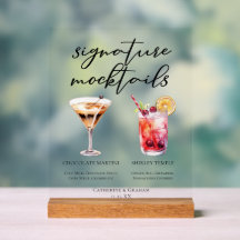 Söta signatur mocktails tonårsparty