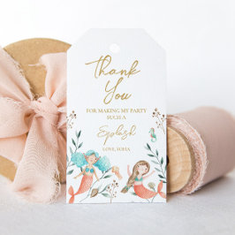 Söta sjöjungfrur presentetikett