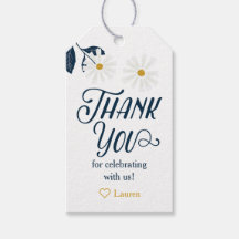 Söta skandinaviska tusenskönas tack-gavor etikette