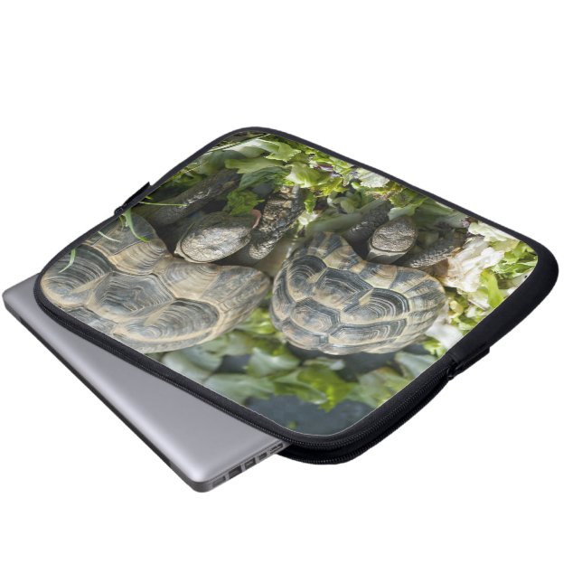 Söta sköldpaddor laptop fodral (Framre botten)