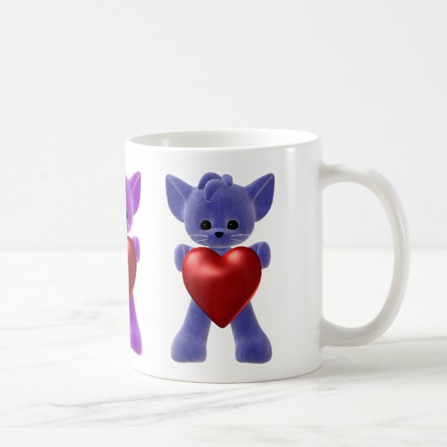 Söta små rävar kaffemugg (Höger)
