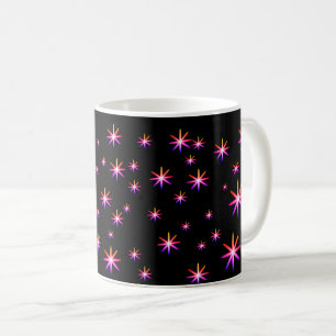 söta små stjärnor kaffemugg
