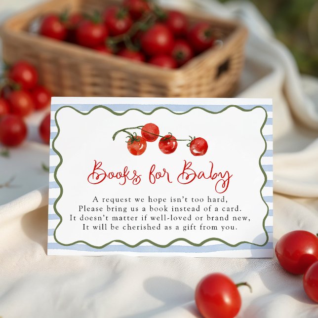 Söta små tomatböcker för bebis tilläggskort (Skapare uppladdad)