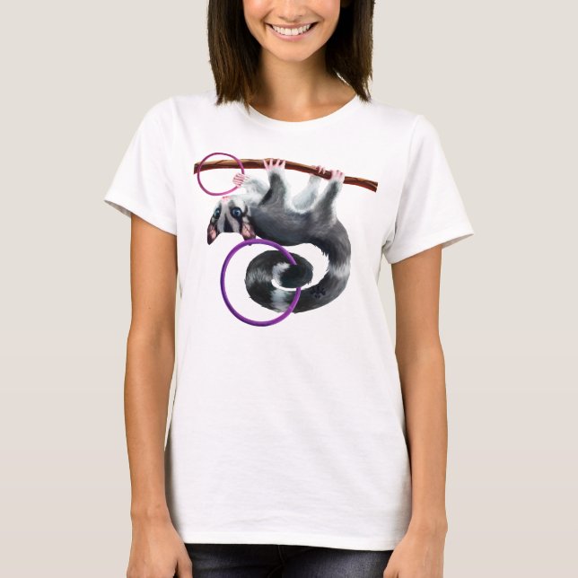 Söta sockerreglage hängande med armband tee shirt (Framsida)