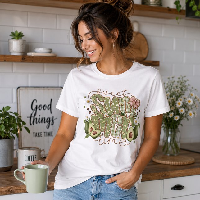 Söta Sommar Tider Avokado T Shirt (Skapare uppladdad)