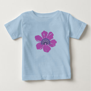 Söta sommargossar rosa blomma t shirt