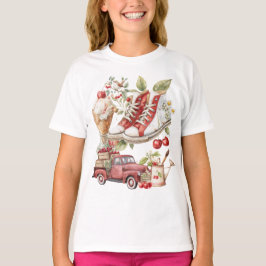 Söta sommarkörsbär t shirt