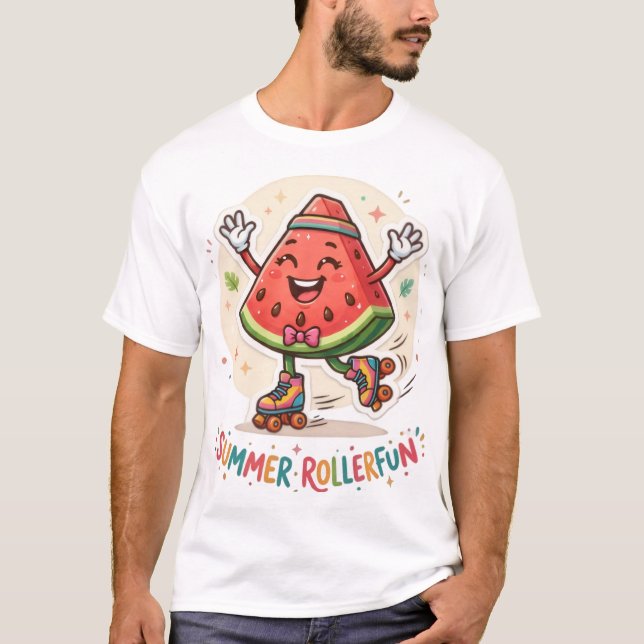 Söta sommarrullar T-shirt (Framsida)