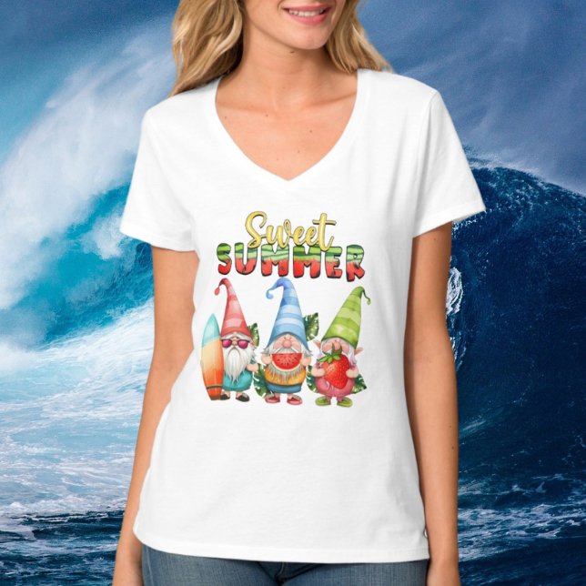 Söta sommartidsgnomer t shirt (Skapare uppladdad)