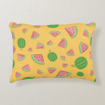 Söta sommarvattenmelon accentkuddar