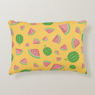 Söta sommarvattenmelon accentkuddar prydnadskudde