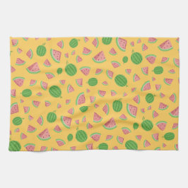 Söta sommarvattenmelon kökshanddukar
