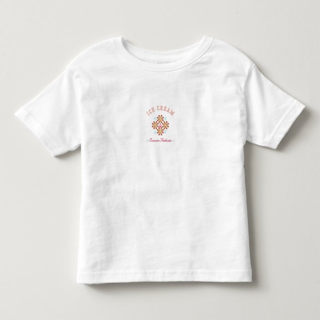 Söta sommarvibbar – T-shirt med sött logotyp för g (Framsida)