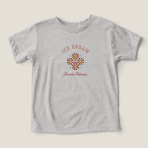 Söta sommarvibbar – T-shirt med sött logotyp för g