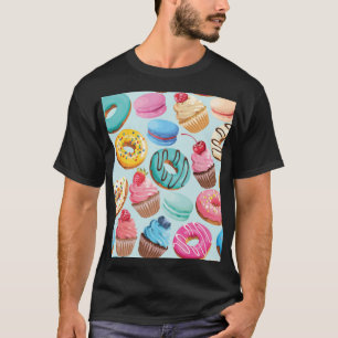 Söta sötsaker: Mönster av Delight. T Shirt