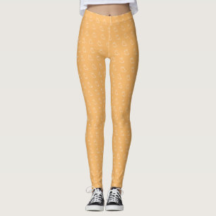 Söta spök Halloween-mönstrade leggings
