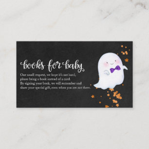 Söta spöke Halloween-barnkalas-böcker för bebisar Tilläggskort