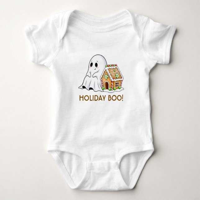 Söta spöken & julgodis hus barn t shirt (Framsida)