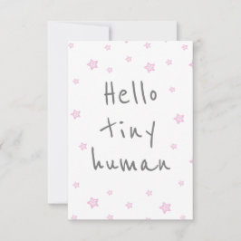 Söta stjärnor välkomna baby/födelsetal grattisar kort