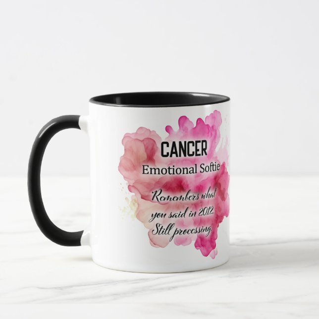 Söta stjärntecken egenskaper/ Cancer Wrap  Mugg (Vänster)