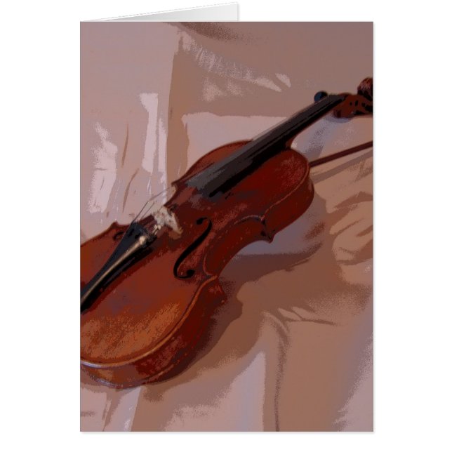 Söta strängar hälsningskort (Framsidan)