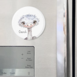 Söta strutsdjur magnet