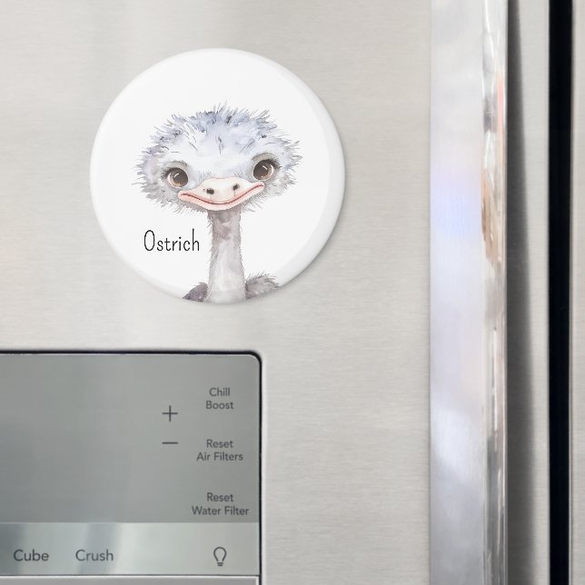 Söta strutsdjur magnet (In Situ (Fridge))