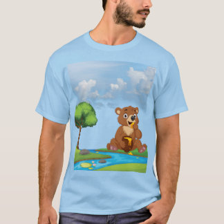 Söta stunder i naturen – söt björn t shirt