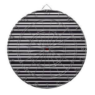 Söta svarta vita ränder darttavla