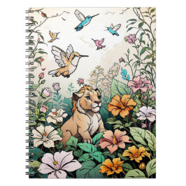 Söta Tecknade Djur Barn Bok | Rolig Tillbaka Till  Anteckningsbok