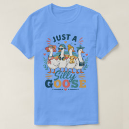 Söta Tecknade Fågelvänner Rolig Grafisk Design T Shirt