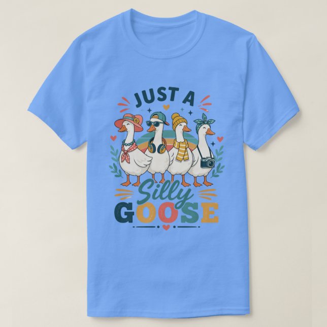 Söta Tecknade Fågelvänner Rolig Grafisk Design T Shirt (Design framsida)