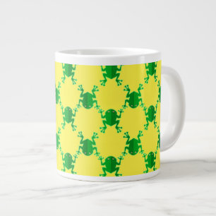 Söta Tecknade Grodor Jumbo Mugg