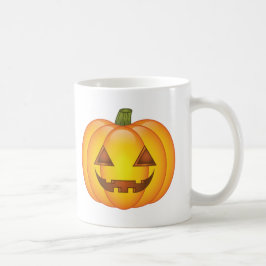 Söta tecknade Halloween Jack O'Lantern-pumpor Kaffemugg