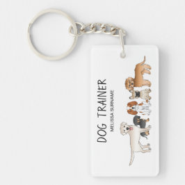 Söta Tecknade Hundar Illustration - Hundtränare