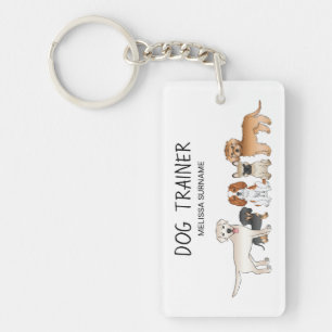 Söta Tecknade Hundar Illustration - Hundtränare