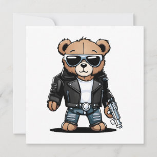 Söta Teddy-memlar Inbjudningar