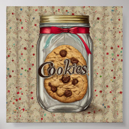 Söta Temptations: Chocolate Chip Cookie Burk Poster