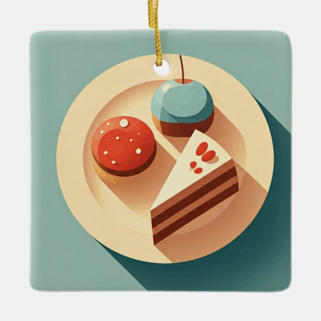 Söta Temptations Julgransprydnad Keramik (Framsida)