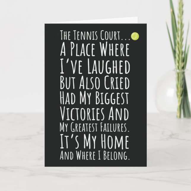 Söta Tenniskort Bana Rackethållare Rackethållare N Kort (Framsida)