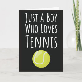 Söta Tenniskort För Små Pojkar Sporty Idrott Kort