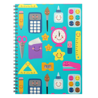 Söta tillbaka till skolan Kawaii klassrumsartiklar Anteckningsbok