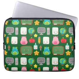 Söta tillbaka till skolan Kawaii klassrumsartiklar Laptop Fodral