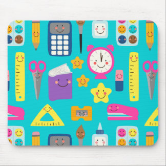 Söta tillbaka till skolan Kawaii klassrumsartiklar Musmatta