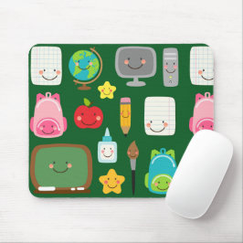 Söta tillbaka till skolan Kawaii klassrumsartiklar Musmatta