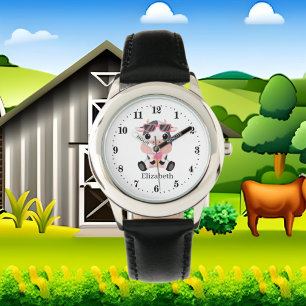 Söta tjejer glass ko älskare add namn armbandsur