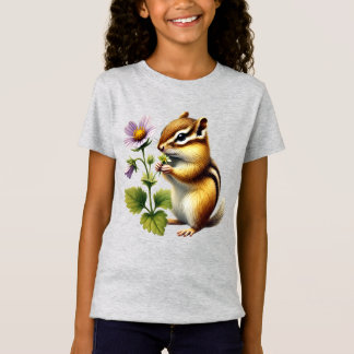 Söta tjejer jordekorrelskare  t shirt