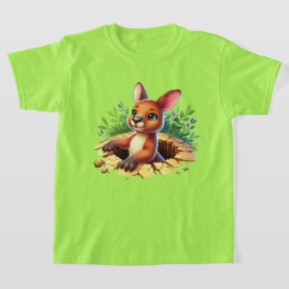 Söta tjejer känguruälskare t shirt