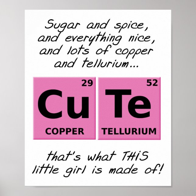 Söta Tjejers Roliga Affisch (Framsidan)