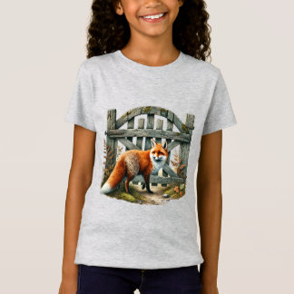 Söta tjejfox älskare  t shirt